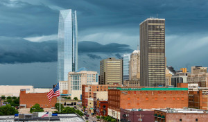 Storm over Oklahoma City